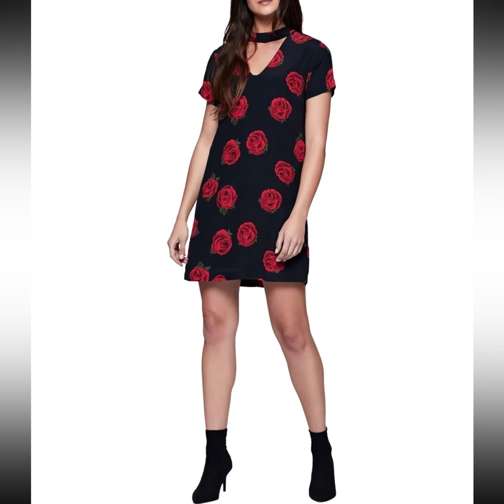 Anthropologie Sanctuary Mini Floral Rose Summer Dress